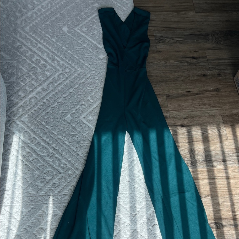 Lulus Elegant Green Jumpsuit